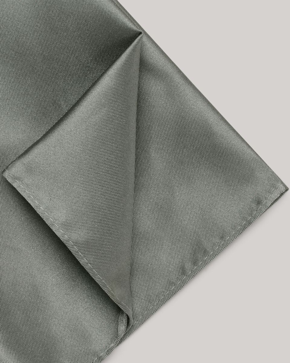 Silk Satin Pocket Square, Sage, hi-res